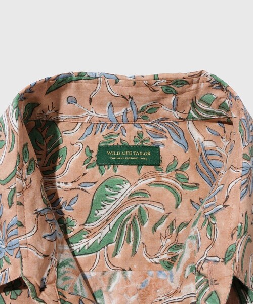 ADAM ET ROPE'(アダムエロペ)の「INDIAN FABRIC PATTERN S/S SHIRTS(シャツ/ブラウス・メンズ・ブラウン/ダークグリーン・L/M/S)」の10枚目の写真