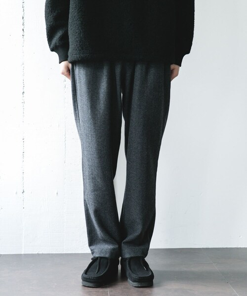 URBAN RESEARCH DOORS（アーバンリサーチドアーズ）の「ウール混ヘリンボーンイージートラウザー（その他パンツ・メンズ・BROWN/BLACK・M/L）」の12枚目の写真