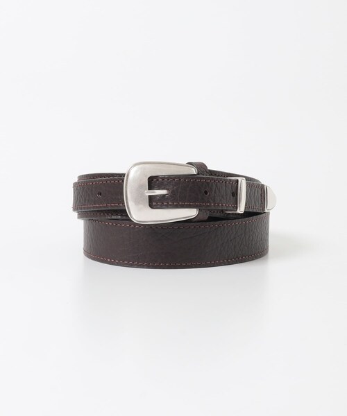 URBAN RESEARCH(アーバンリサーチ)の「LEMAIRE MINIMAL WESTERN BELT(ベルト・メンズ・BLK BK999/D BR BR449・95/90)」の2枚目の写真