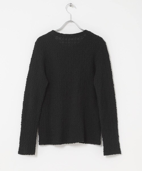 URBAN RESEARCH DOORS（アーバンリサーチドアーズ）の「ポコポコレースロングTシャツ（Tシャツ/カットソー・レディース・OFF/BLACK・Free）」の17枚目の写真