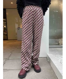 jouetie | レトロパターンストレートパンツ【セットアップ対応】(その他パンツ)