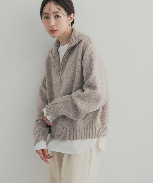 URBAN RESEARCH DOORS（アーバンリサーチドアーズ）の「コットンラウンドヘムカットソー（Tシャツ/カットソー・レディース・OFF/BORDER・S/M）」の7枚目の写真
