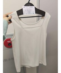 nissen | 高身長 前後2WAYリブタンクトップ(トールサイズ)(Tシャツ/カットソー)