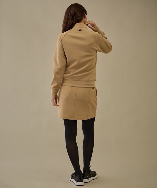 ROPE'（ロペ）の「【NOIR】【セットアップ対応】ハーフジップ長袖スタンドプルオーバー（Tシャツ/カットソー・レディース・ブラック/ベージュ系・L/M/S）」の14枚目の写真