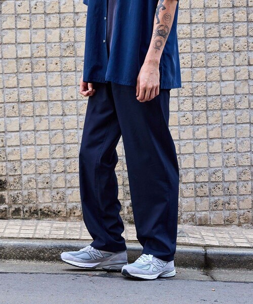 ADAM ET ROPE'（アダムエロペ）の「【WILD LIFE TAILOR】ライトウーステッド ベイカーパンツ（その他パンツ・メンズ・チャコール/ネイビー・L/M）」の16枚目の写真