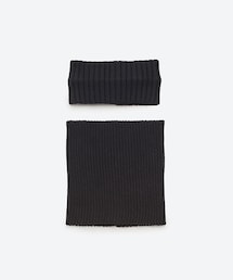 ADAM ET ROPE' | 【J'aDoRe限定】【KIJIMA TAKAYUKI(キジマ タカユキ)】CASHMERE KNIT HEAD BAND&NECK WARMER(ヘアバンド)
