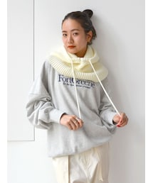 Ungrid | 【WEB限定】刺繍ロゴルーズスウェット(スウェット)