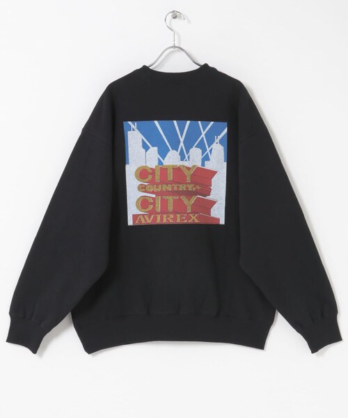 URBAN RESEARCH(アーバンリサーチ)の「CITY COUNTRY CITY CCC×AVIREX SWEAT SHIRT(スウェット・メンズ・BLACK/GRAY・L/XL)」の7枚目の写真