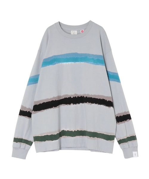 UN3D.(アンスリード)の「【CRC】KURASHIKIZOME LONG T(Tシャツ/カットソー・レディース・グレー/ブラック・38/42/44)」の13枚目の写真