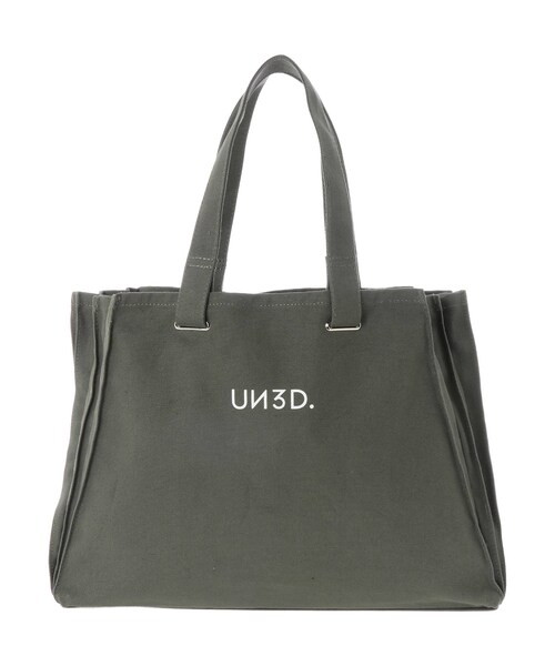 UN3D.（アンスリード）の「ORIGAMI PLEATS WIDE TOTE（ショルダーバッグ・レディース・ホワイト/ブラック/ターコイズ/ネイビー/パープル/カーキ・F）」の4枚目の写真