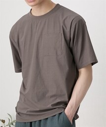 nissen | ドットメッシュ半袖クルーネックＴシャツ(Tシャツ/カットソー)