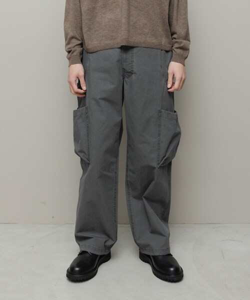 EKAL（エカル）の「bal original　CURV POCKET FIELD CARGO PANTS（その他パンツ・メンズ・ASPHALT/BLACK・2/3）」の7枚目の写真