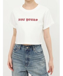 EVRIS | NOT YOURS ショートTシャツ(Tシャツ/カットソー)
