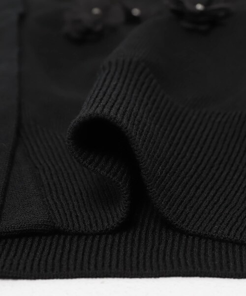 URBAN RESEARCH ROSSO（アーバンリサーチロッソ）の「フラワーモチーフカーディガン（カーディガン/ボレロ・レディース・OFF WHITE/BLACK・Free）」の18枚目の写真