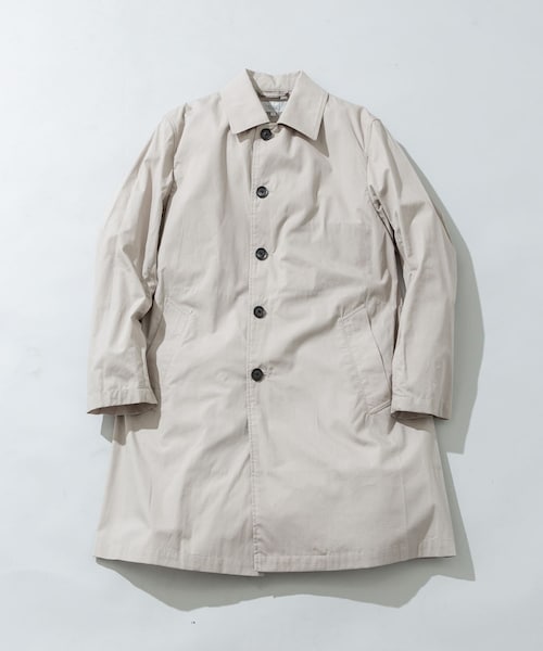 URBAN RESEARCH ROSSO（アーバンリサーチロッソ）の「『撥水』タイプライタースプリングコート（ステンカラーコート・メンズ・BLACK/D/NAVY/BLUE/GRAY/BEIGE/KHAKI・S/M/L/XL）」の2枚目の写真