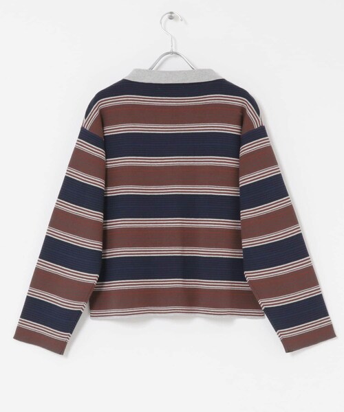 URBAN RESEARCH ROSSO（アーバンリサーチロッソ）の「F by ROSSO　ラガーニットプルオーバー（ニット/セーター・レディース・GRAY BD/NAVY BD/BLACK・Free）」の20枚目の写真