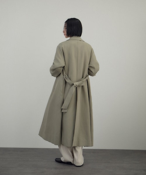 ADAM ET ROPE'（アダムエロペ）の「ニュアンストレンチコート（トレンチコート・レディース・ブラック/カーキ・F）」の7枚目の写真