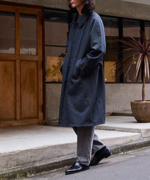 ADAM ET ROPE'（アダムエロペ）の「【AMC】Stefan（ステンカラーコート・メンズ・グレー・44/46/48）」の10枚目の写真