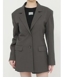 MURUA | シェイプウエストオーバージャケット【セット販売対象】(テーラードジャケット)