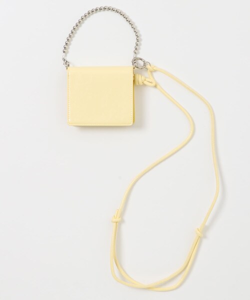 KBF（ケイビーエフ）の「ボールハンドル付きショルダーウォレット（財布・レディース・YELLOW/BLACK・One）」の18枚目の写真