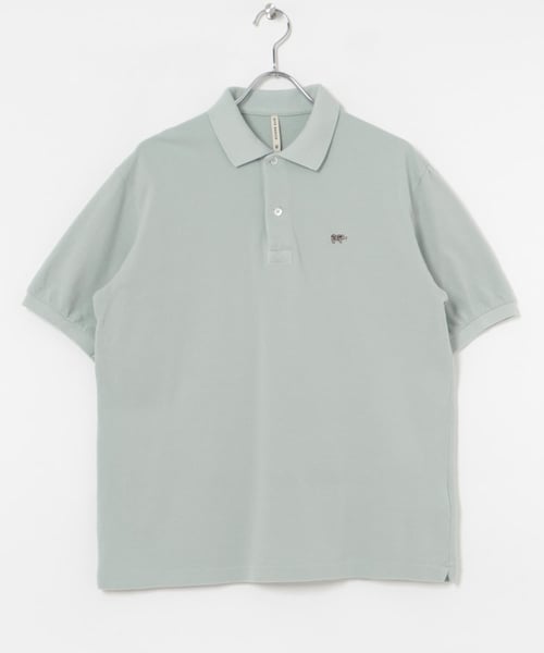 URBAN RESEARCH（アーバンリサーチ）の「Scye　Cotton Pique Polo Shirts（ポロシャツ・メンズ・バニラ/アクア/レッド・38/40）」の2枚目の写真