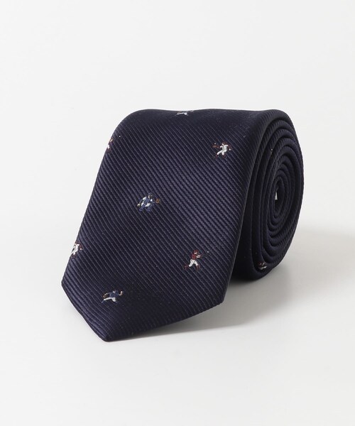 URBAN RESEARCH DOORS（アーバンリサーチドアーズ）の「LIFE STYLE TAILOR　ベースボールモチーフタイ（ネクタイ・メンズ・01NAVY/02GREEN・-）」の3枚目の写真