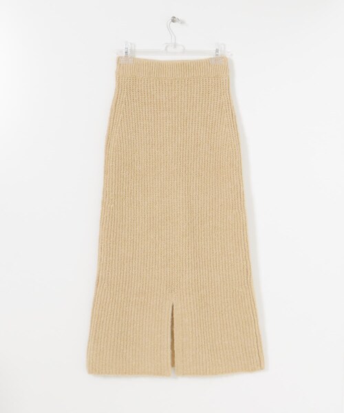 LAATO（ラート）の「FUWAFUWA KNIT SKIRT（スカート・レディース・チョコレート/ハニー・Free）」の8枚目の写真