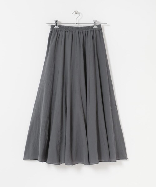 ITEMS URBANRESEARCH（アイテムズ アーバンリサーチ）の「コットン楊柳フレアスカート（スカート・レディース・GRY/BRN/L/KHK・Free）」の6枚目の写真