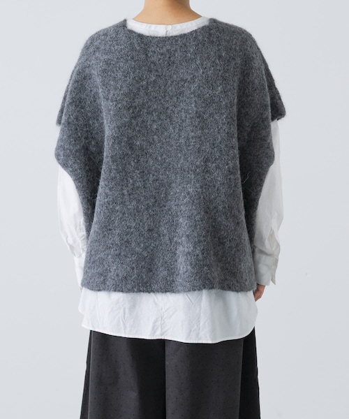 かぐれ（カグレ）の「アルパカワイドニットベスト（ベスト）」 - WEAR