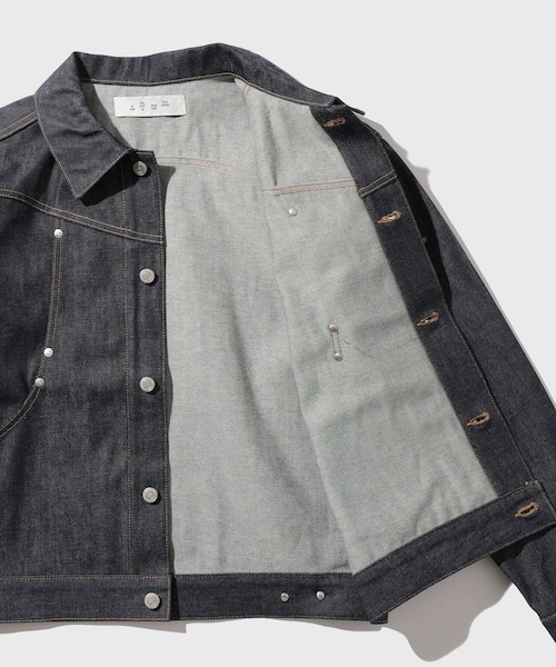 ADAM ET ROPE'(アダムエロペ)の「【BAL/バル】CURB POCKET DENIM JACKET(デニムジャケット・メンズ・ブラック/ネイビー・1/2)」の12枚目の写真