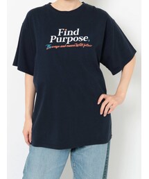 Ungrid | Find PurposeロゴルーズTee(Tシャツ/カットソー)