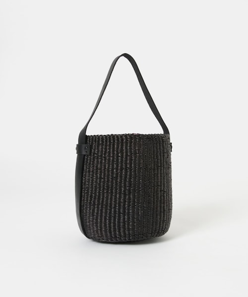 URBAN RESEARCH(アーバンリサーチ)の「ニャリガバスケットバッグS(かごバッグ・レディース・BLACK/NATURAL・-)」の5枚目の写真