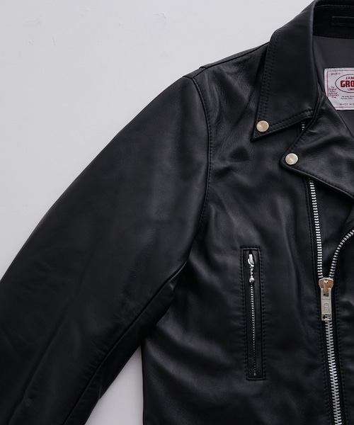 ADAM ET ROPE'（アダムエロペ）の「【James Grose 別注】MANILA JK SHEEP BLACK（ライダースジャケット・メンズ・ブラック・L/M/XL）」の19枚目の写真