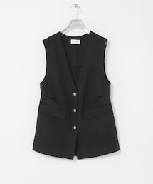 URBAN RESEARCH | new basic SILK LINEN GILET(ダウンベスト)