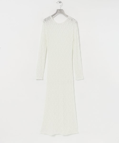 URBAN RESEARCH（アーバンリサーチ）の「ストレッチレースカットワンピース（ワンピース・レディース・OFF/BLACK・FREE）」の14枚目の写真