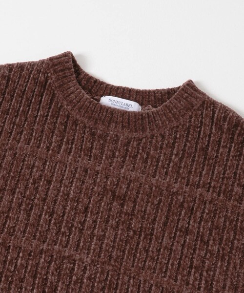 URBAN RESEARCH Sonny Label（アーバンリサーチサニーレーベル）の「モールヤーンクルーネックニットプルオーバー（ニット/セーター・レディース・オフ/ブラウン/グレージュ/ブルー・Free）」の22枚目の写真