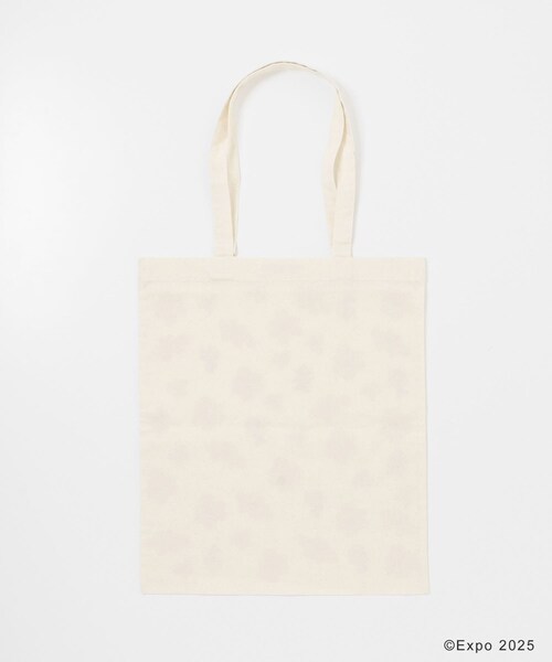THE GOODLAND MARKET（ザグッドランドマーケット）の「EXPO2025 TOTE-FLOWER（トートバッグ・レディース・オフホワイト/グレー・One）」の11枚目の写真
