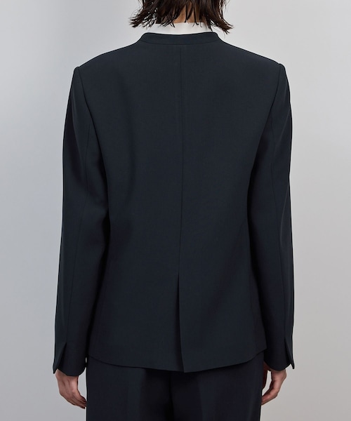 ROPE'（ロペ）の「トリアセダブルクロス Ｖネックジャケット/イージーケア・セットアップ対応・25AW（ノーカラージャケット・レディース・ネイビー・36/38/40）」の14枚目の写真