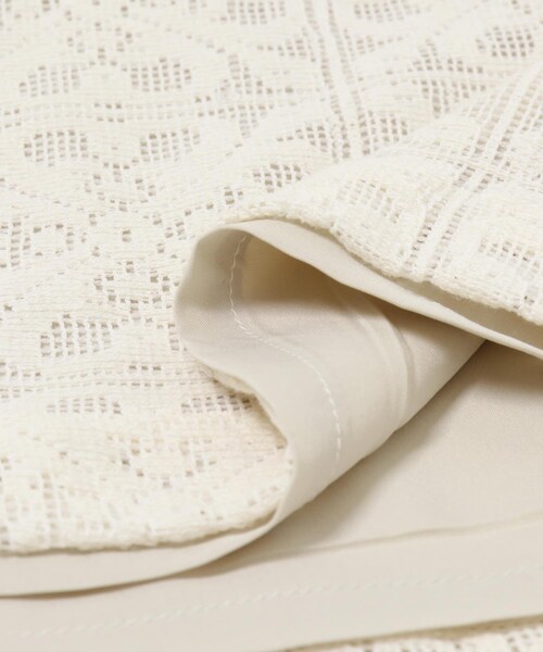 URBAN RESEARCH（アーバンリサーチ）の「Square Lace オールインワン（サロペット/オーバーオール・レディース・ブラック/オフ・S）」の18枚目の写真