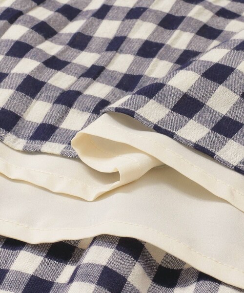 URBAN RESEARCH ROSSO（アーバンリサーチロッソ）の「F by ROSSO　ギンガムチェックマーメイドスカート（スカート・レディース・BEIGE/NAVY・36/38）」の17枚目の写真