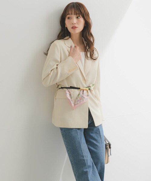 URBAN RESEARCH ROSSO（アーバンリサーチロッソ）の「manipuri　65ハーバルガーデン（バンダナ/スカーフ・レディース・PINK・-）」の6枚目の写真