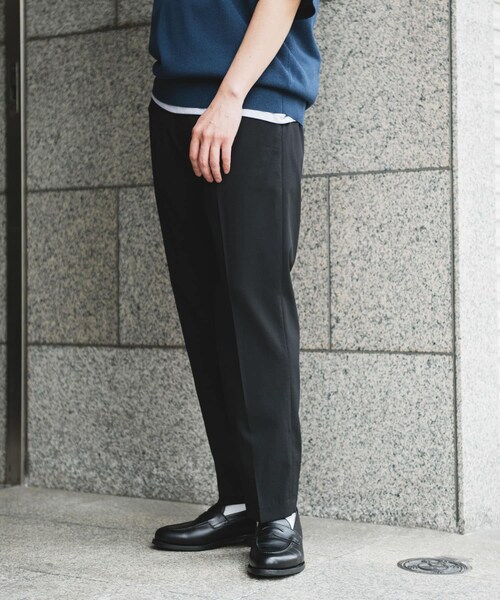 URBAN RESEARCH DOORS（アーバンリサーチドアーズ）の「『UR TECH DRYLUXE』『イージーケア/速乾/UVカット』テーパードパンツ（その他パンツ・メンズ・NAVY/CHALK/BLUE GREEN/BLACK・S/M/L/XL）」の9枚目の写真