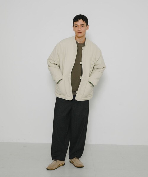 URBAN RESEARCH Sonny Label（アーバンリサーチサニーレーベル）の「『別注』ARMY TWILL×Sonny Label　Reversible Jacket（テーラードジャケット・メンズ・IVORY/KHAKI/BLACK/NAVY・S/M/L）」の11枚目の写真