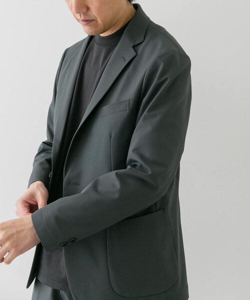 URBAN RESEARCH DOORS（アーバンリサーチドアーズ）の「『イージーケア』LIFE STYLE TAILOR　4WAYストレッチコンフォータブルジャケット（その他アウター・メンズ・KHAKI/NAVY/GRAY・S/M/L/XL）」の10枚目の写真