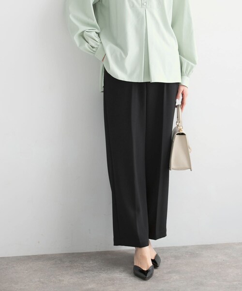 URBAN RESEARCH ROSSO（アーバンリサーチロッソ）の「ウォッシャブルセンタープレスパンツ（その他パンツ・レディース・BLACK/ECRU/BLUE・36/38）」の20枚目の写真