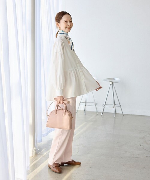 ROPE' PICNIC（ロペピクニック）の「【新色追加】【ウエスト革命デニム】ウエストシェイプハイライズマムジーンズ（デニムパンツ・レディース・ピンク/ベージュ・36/38/40）」の17枚目の写真