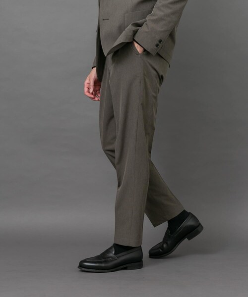 URBAN RESEARCH DOORS（アーバンリサーチドアーズ）の「LIFE STYLE TAILOR　4WAYストレッチメランジパンツ（スラックス・メンズ・NAVY/BROWN/SAGE KHAKI・S/M/L/XL）」の19枚目の写真