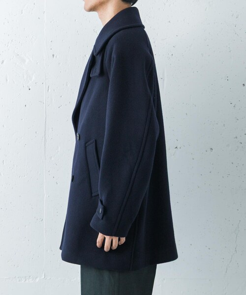 URBAN RESEARCH（アーバンリサーチ）の「new basic　DOUBLE BREAST HALF COAT（その他アウター・メンズ・NAVY・M/L/XL）」の6枚目の写真