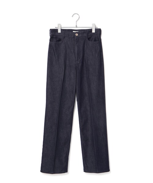 ROPE'（ロペ）の「シルク混リアクティブデニムセンタープレスパンツ（デニムパンツ・レディース・ホワイト/ネイビー・36/38/40）」の8枚目の写真