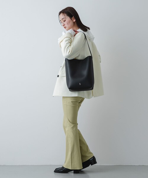 SENSE OF PLACE by URBAN RESEARCH(センスオブプレイスバイアーバンリサーチ)の「バケツバッグ(ショルダーバッグ・レディース・BLACK/IVORY/BROWN・One)」の16枚目の写真